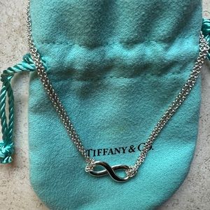 Tiffany & Co Infinity Double Chain Necklace